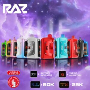 RAZ VUE 50K Disposable Full Kit 5% 5ct/Box