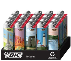BIC LIGHTER TRAVEL 50CT/DISPLAY