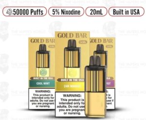Gold Bar Max 50K Disposable Pod 5pack/Display