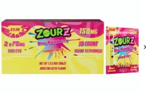 ZOUR STASH ZOURZ 7-HYDROXY 75MG PER TABLET 2CT/30PK (PRE PRICED $11.99)